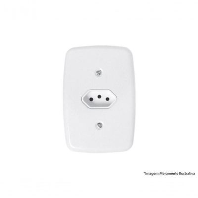 Tomada Ideale Br 2p+t 20a 250v C/pl 3212 C/12pcs