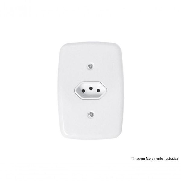 Tomada Ideale Br 2p+t 20a 250v C/pl 3212 C/12pcs