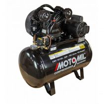 Compressor 140lbs 2hp Monofásico 110- 100l Cmv-10-100 Motomil 220V