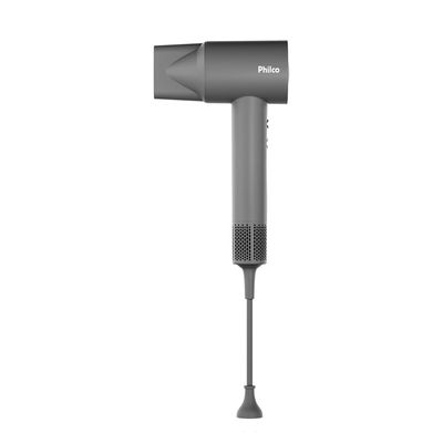 Secador de Cabelos Philco PSC3600 com 2 Temperaturas e 1600W - Cinza Cinza / 110
