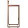 Banqueta Alta Para Cozinha Sala De Jantar Hanna L02 Bronze Corano Branco - Lyam Decor