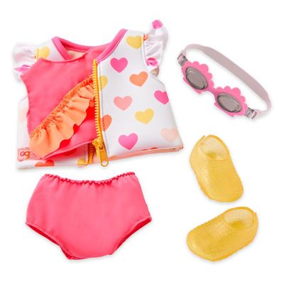 Conjunto de Roupa Our Generation Maiô e Acessórios