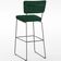 Banqueta Alta Bar Cozinha Sala De Jantar Fixa Allana L02 Suede Verde Musgo - Lyam Decor