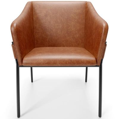 Kit 3 Cadeiras Para Sala de Jantar Estar Living Olívia L02 Couríssimo Camel - Lyam Decor
