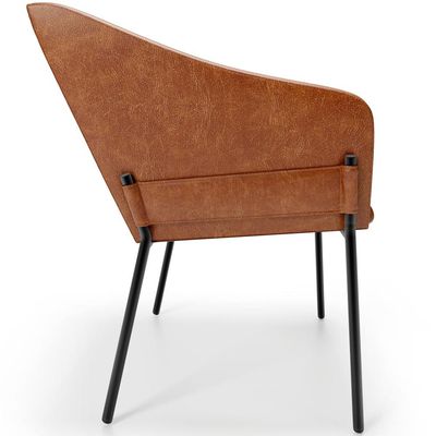 Kit 3 Cadeiras Para Sala de Jantar Estar Living Olívia L02 Couríssimo Camel - Lyam Decor