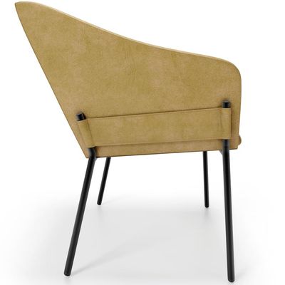 Cadeira Para Sala de Jantar Estar Living Olívia L02 Couríssimo Fendi - Lyam Decor