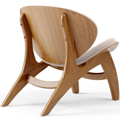 Kit 2 Poltronas Decorativa Orgânica Sala Living Kadosh L02 Suede Bege - Lyam Decor
