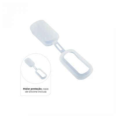Oxímetro Digital Led de Dedo Portátil de Alta Precisão Dellamed Branco