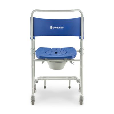 Cadeira de Banho Dobrável e Desmontável até 150 Kg D45 Dellamed Azul