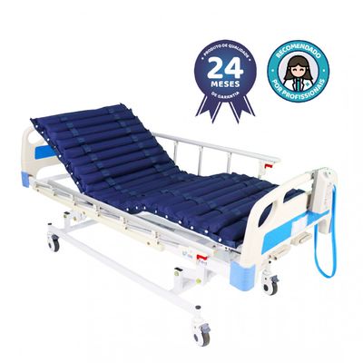 Colchão para Tratamento de Escaras II até 150 Kg Air Tube Dellamed Azul / 110V