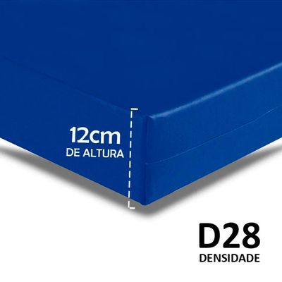 Colchão para Uso Hospitalar e Domiciliar D28 120 kg Dellamed Azul