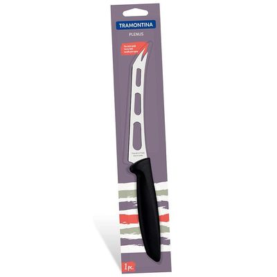 Faca 6" para Queijo Tramontina Plenus em Aço Inox - Preto