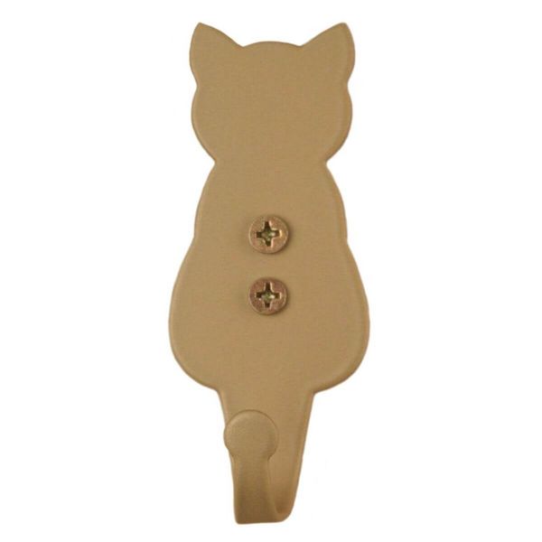 Pendurador Gancho de Parede Gato Dourado Luft Massutti Pendurar Mochilas Chaves