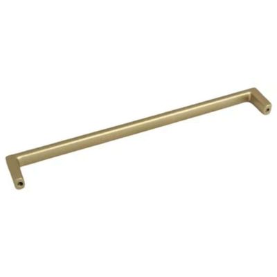 Kit 10 Puxadores de Gaveta Dourado Fosco 19,2cm Torralba Oeiras Alça Reta Móveis Balcões Armários