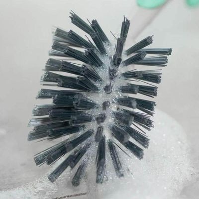 Kit 2 Escovas de Limpeza para Cantos Angular Multiuso Ou Flow Bege Escovão Limpar Banheiro Chão