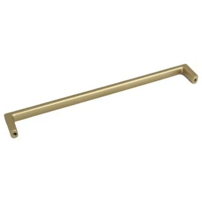 Kit 6 Puxadores de Armários Dourado Fosco Reto 19,2cm Torralba Oeiras Alça Balcões Portas Gavetas