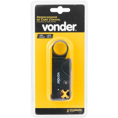 Alicate Desencapador Para Cabos Coaxial Vonder