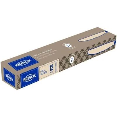 Faqueiro 12 Pessoas Talheres Garfo  Colher Faca de Mesa Inox Turim Mesa Posta