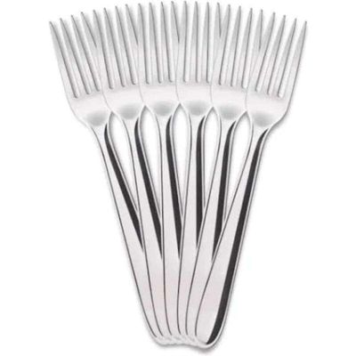 Faqueiro 12 Pessoas Garfos Colheres Facas de Churrasco Inox Siena Mesa Posta Servir