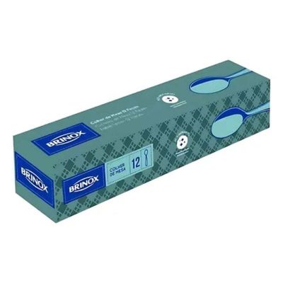 Faqueiro 12 Pessoas Garfos Colheres Facas de Churrasco Inox Siena Mesa Posta Servir