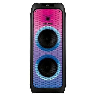 Caixa Amplificada Aiwa Party Box Pb06, 200w, Bluetooth, Rgb, Aws-pb-06 Preto Bivolt