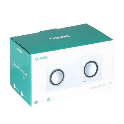 Caixa De Som 2.0 Usb 5v 2x 1w Com Controlador De Volume