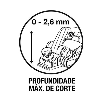 Plaina Elétrica 710W 82mm 220V - Tramontina