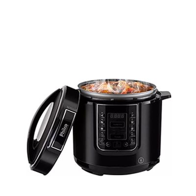 Panela de Pressão Digital 6L Inox Preta 220V - Philco