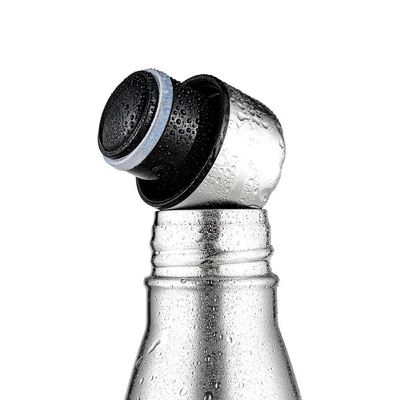 Pote Vidro Hermético Marmita 800ml Com Garrafa Térmica Cinza