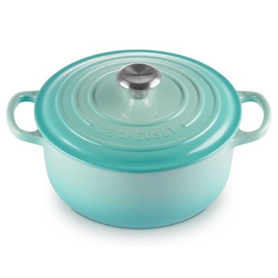 PANELA LE CREUSET REDONDA SIGNATURE 18CM AZUL COOL MINT 21177184962430