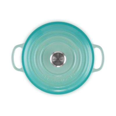 PANELA LE CREUSET REDONDA SIGNATURE 22CM AZUL COOL MINT 21177224962430