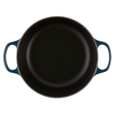 PANELA REDONDA LE CREUSET 20CM SIGNATURE AZUL AGAVE 21177204220450