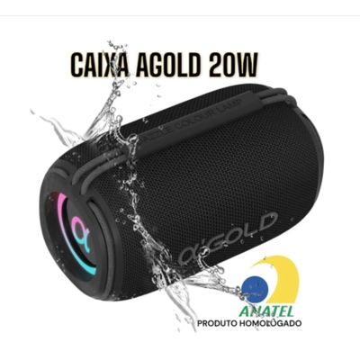 Caixa Som Bluetooth alto falante duplo 20W  SM-22 Ipx 6