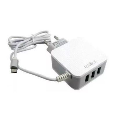 Carregador  Inteligente V8 5.1a 3 Usb Car-8427