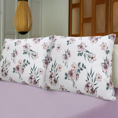 Jogo de Cama KazzaVip King Malha Mista 70% Algodão e 30% Poliéster Curitiba 3 Peças Lilac