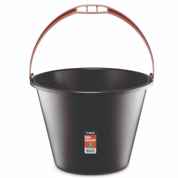 Balde Extra Forte Multiuso Plástico - 608p - Pincéis Atlas