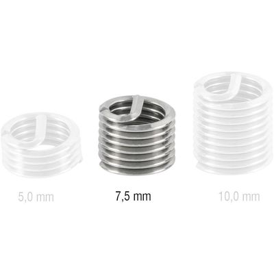 Inserto Roscado M5 X 7,5 Mm Com 10 Peças Vonder