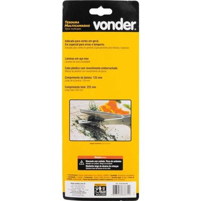 Tesoura Multicamadas 3 Laminas Vonder