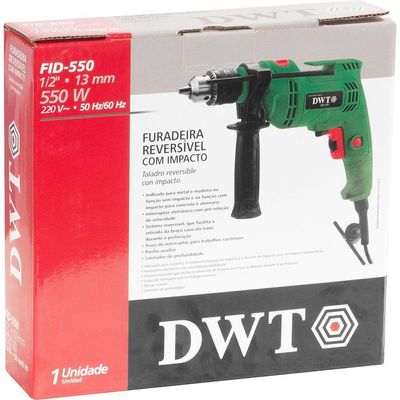 Furadeira Com Impacto 1-2'' Fid 550 220V Dwt