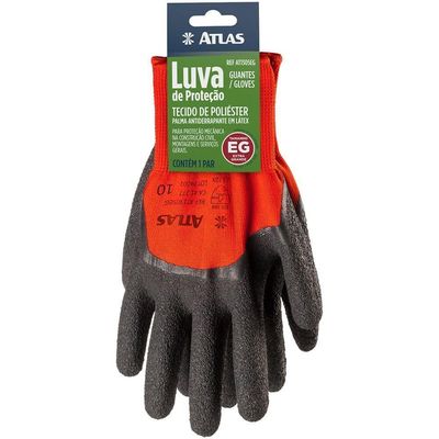 Luva Banhada Em Latex Extra Grande - At1305eg - Pincéis Atlas