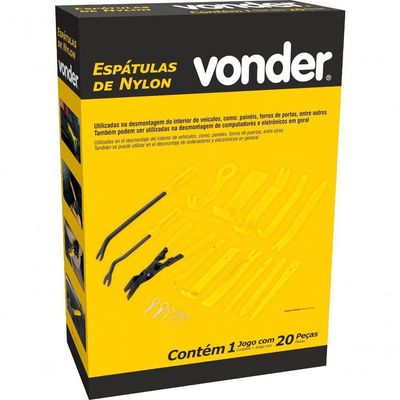 Espátulas De Nylon Jogo Com 20pcs Para Automóvel Vonder