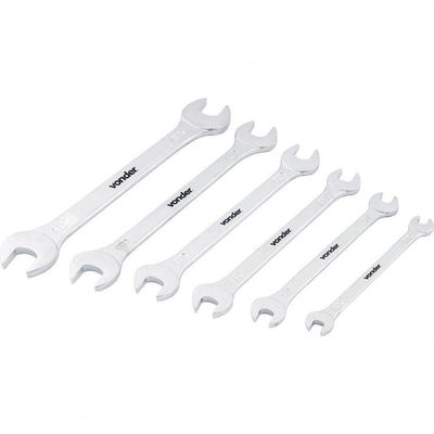 Jogo Chave Fixa 6-17mm Cromo Fosco 6 Pçs Supor Vonder