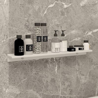 Prateleira Porta Shampoo Slim 80cm Branco Standard