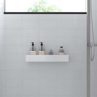 Porta Shampoo Linear 60cm Branco