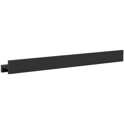 Porta Shampoo Linear 120cm Preto Fosco