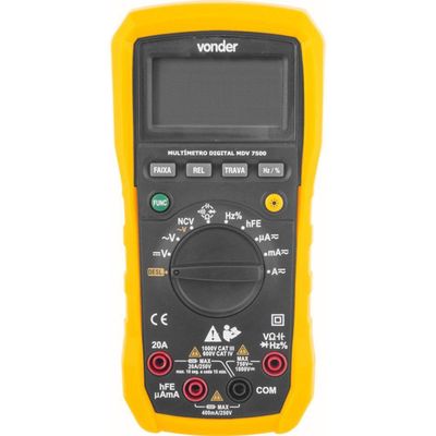 Multimetro Digital Mdv7500 - Vonder