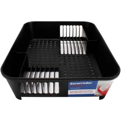 Escorredor De Louças Basic Preto - 10848-0008 - Coza