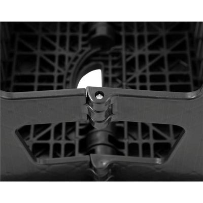 Banqueta Plástica Dobrável Preta Altura 220 Mm Vonder