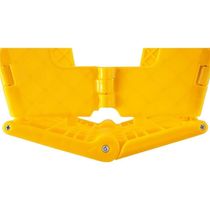 Banqueta Plástica Dobrável Amarela Altura 220 Mm Vonder