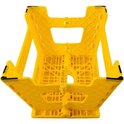 Banqueta Plástica Dobrável Amarela Altura 220 Mm Vonder